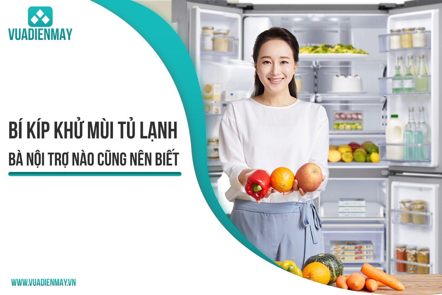 BÍ KÍP KHỬ MÙI TỦ LẠNH BÀ NỘI TRỢ NÀO CŨNG NÊN BIẾT