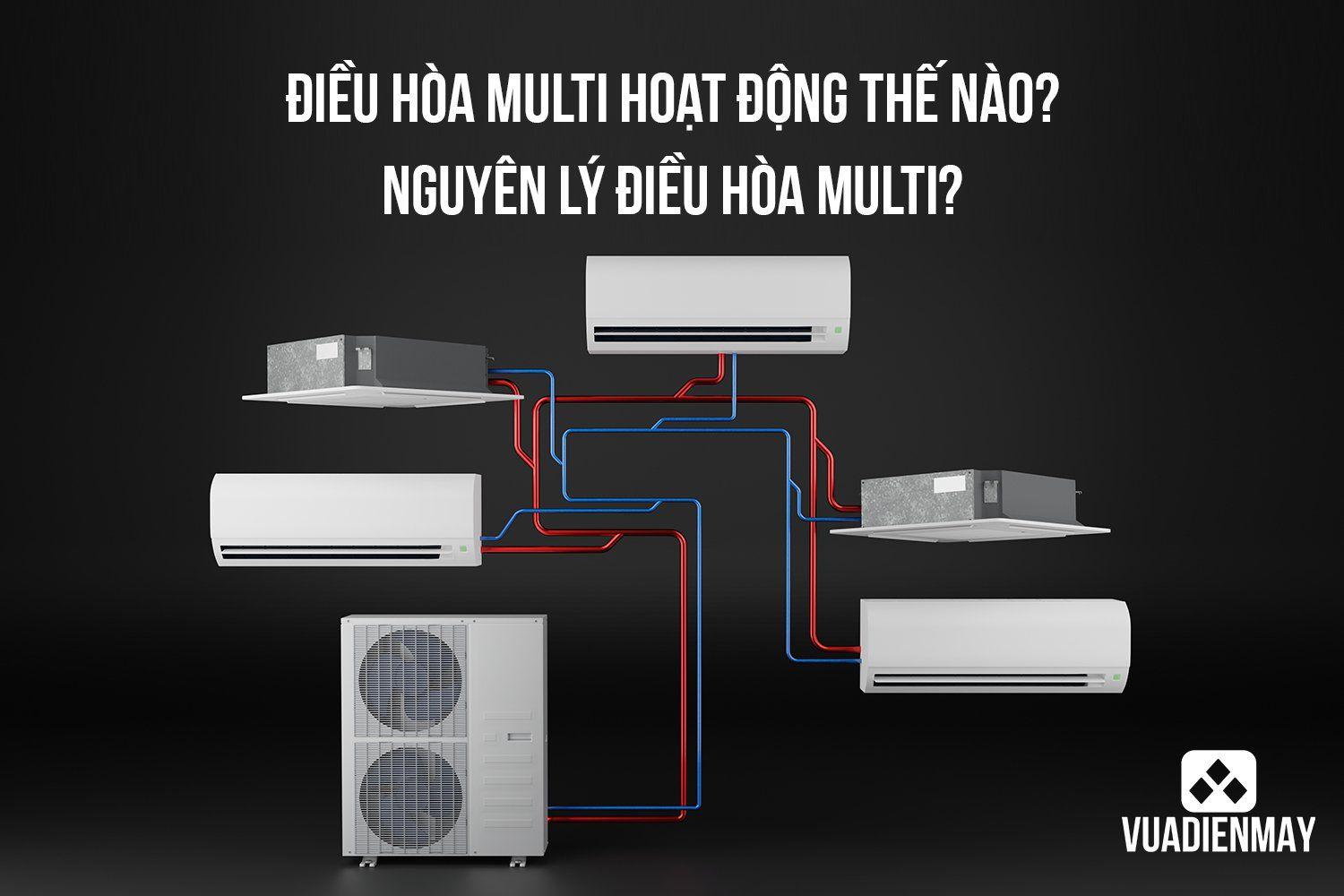 ĐIỀU HÒA MULTI HOẠT ĐỘNG THẾ NÀO? NGUYÊN LÝ ĐIỀU HÒA MULTI