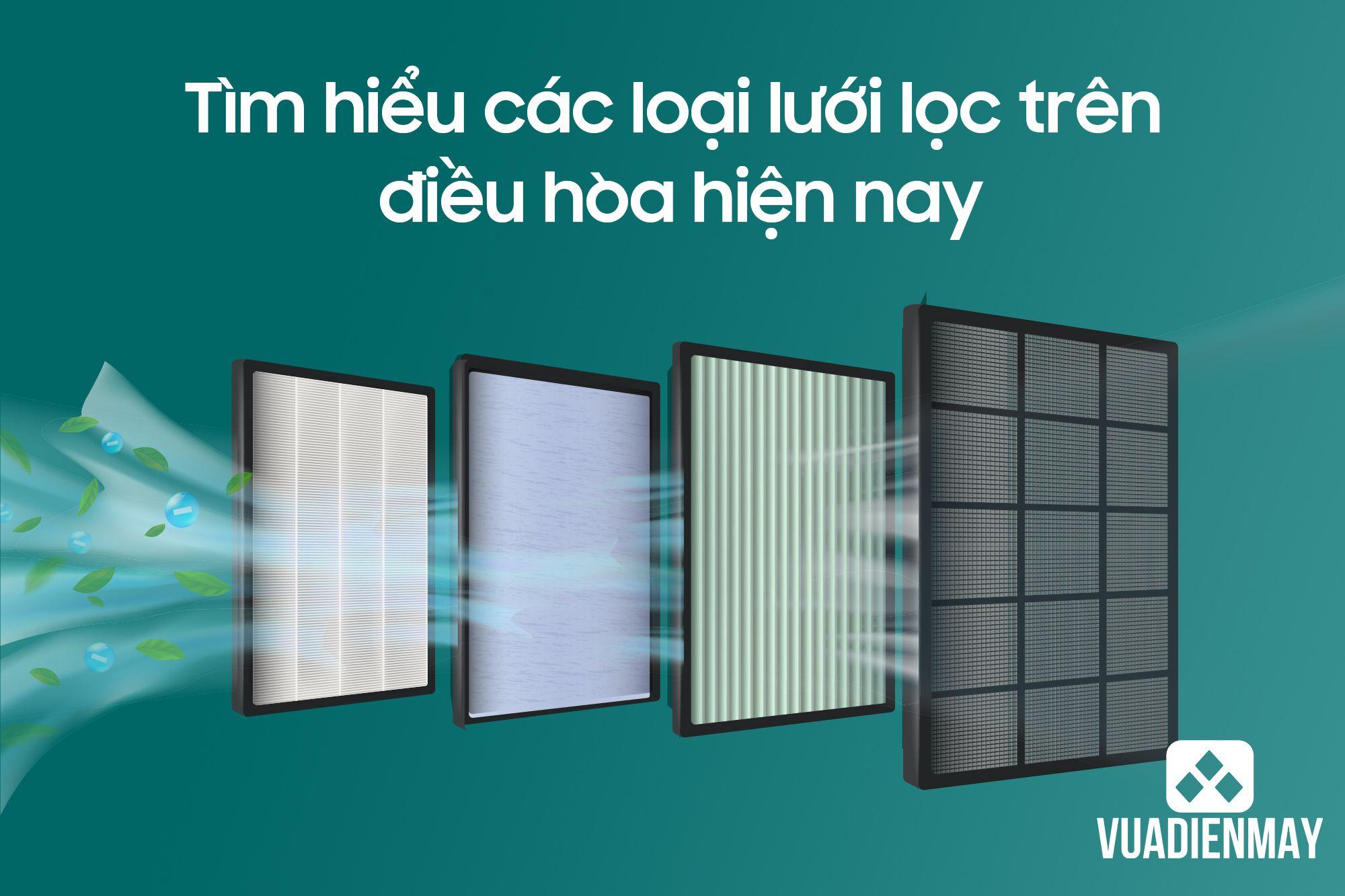 TÌM HIỂU CÁC LOẠI LƯỚI LỌC TRÊN ĐIỀU HÒA HIỆN NAY 