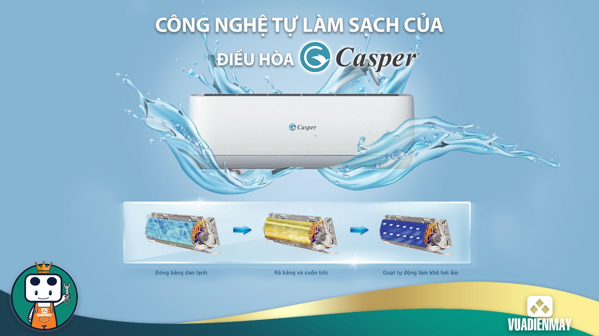 AUTO CLEAN - CÔNG NGHỆ TỰ LÀM SẠCH Ở ĐIỀU HÒA CASPER