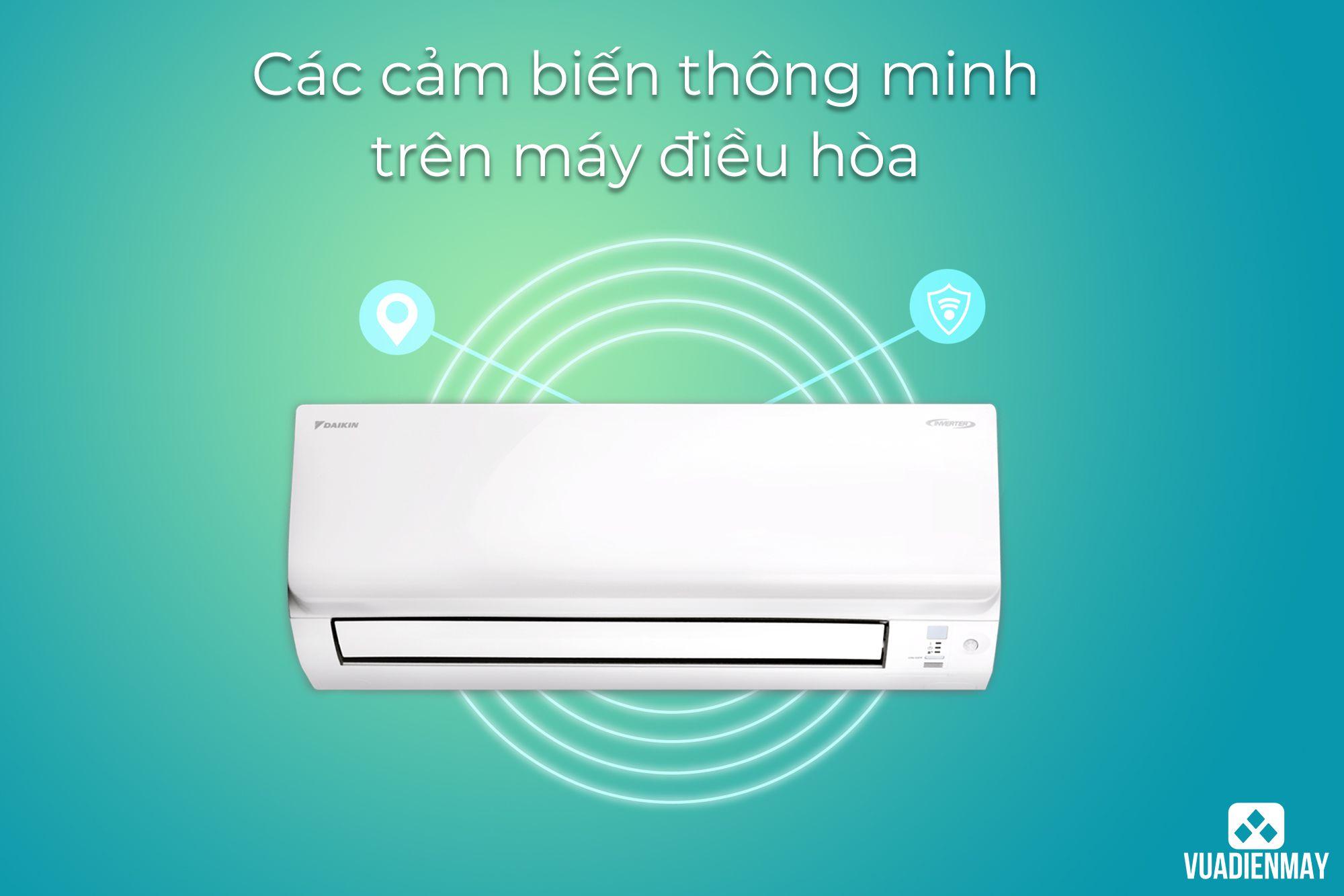 CÁC CẢM BIẾN THÔNG MINH TRÊN MÁY ĐIỀU HÒA