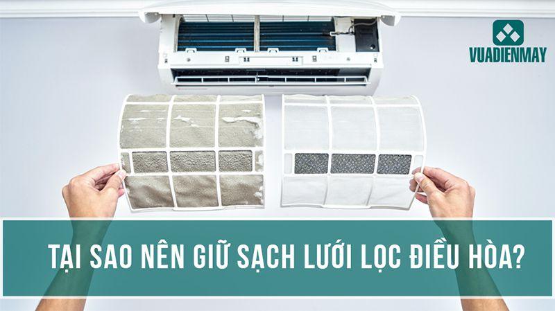TẠI SAO NÊN GIỮ SẠCH LƯỚI LỌC CỦA BỘ LỌC KHÍ ĐIỀU HÒA