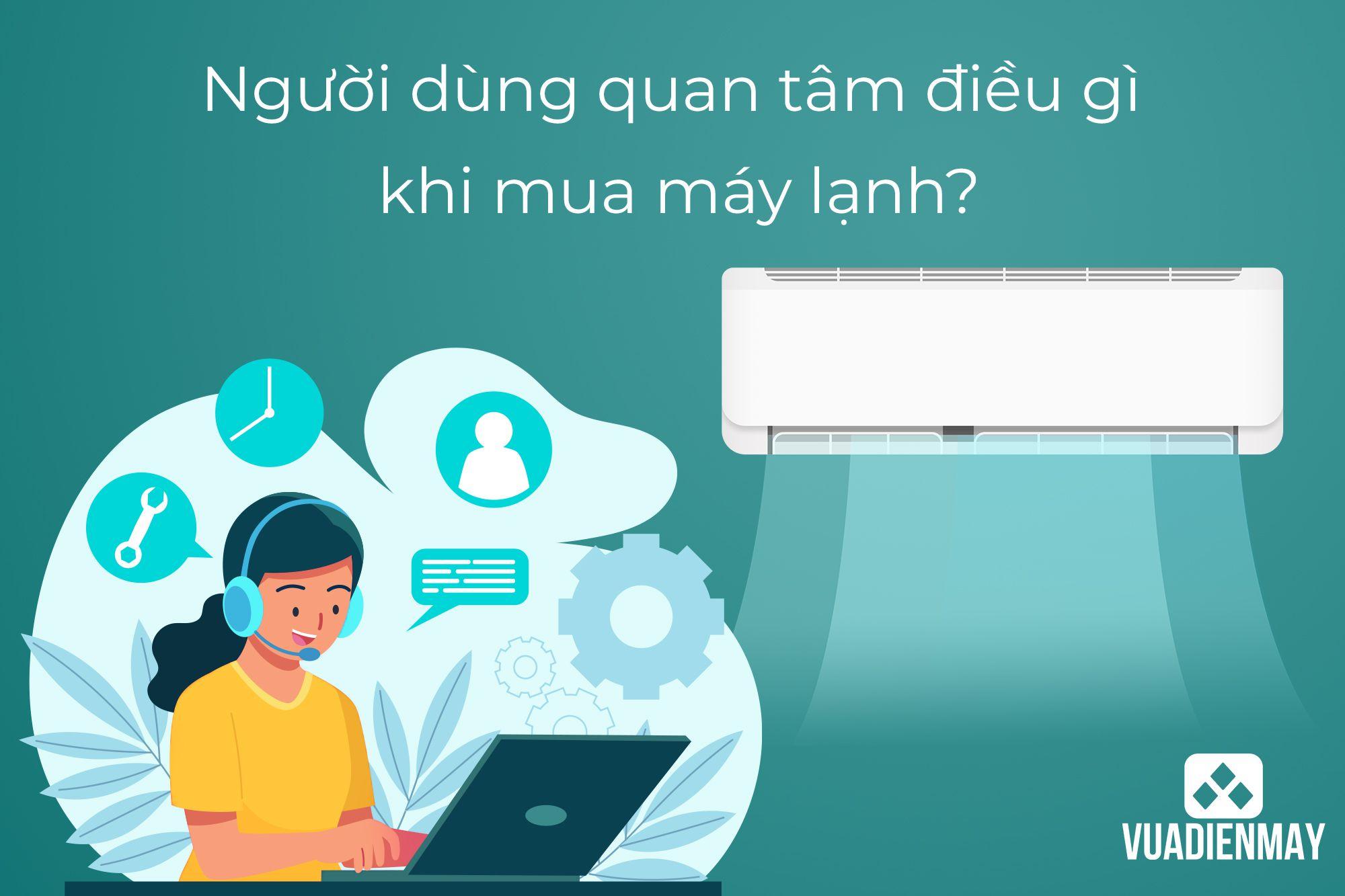 NGƯỜI DÙNG QUAN TÂM ĐIỀU GÌ KHI MUA MÁY LẠNH? 