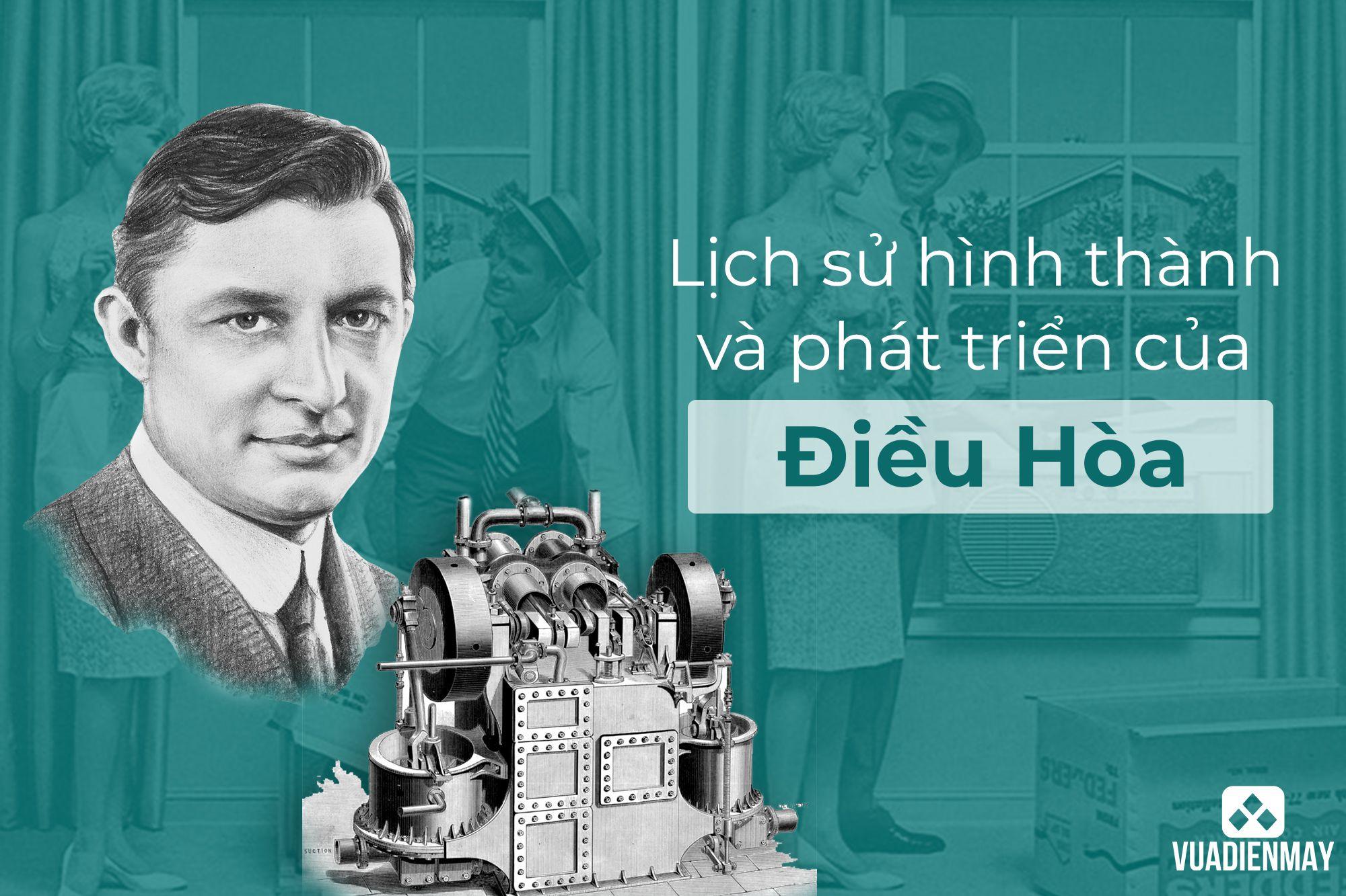 LỊCH SỬ HÌNH THÀNH VÀ PHÁT TRIỂN CỦA MÁY ĐIỀU HÒA