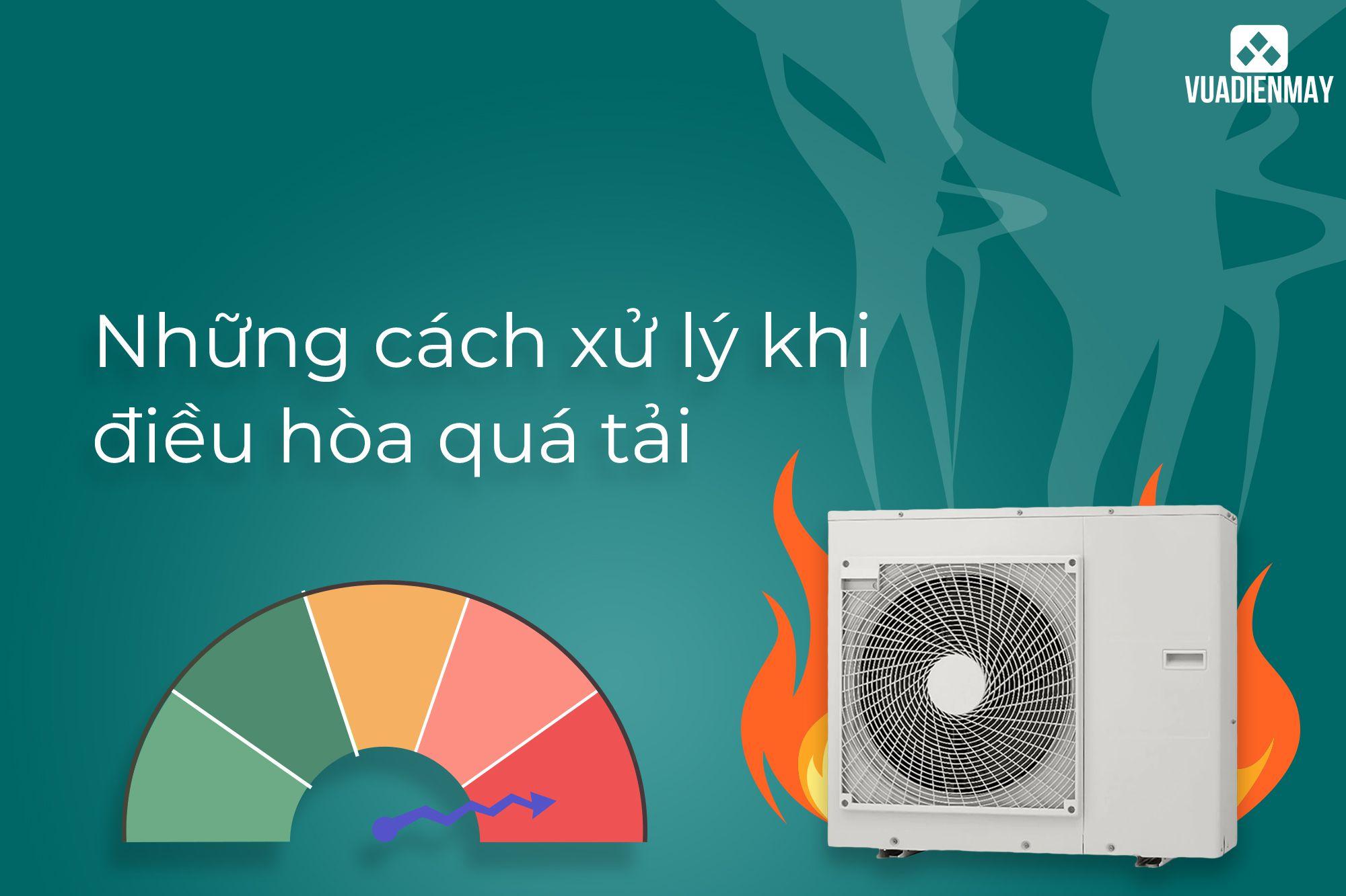 NHỮNG CÁCH XỬ LÝ KHI ĐIỀU HÒA QUÁ TẢI