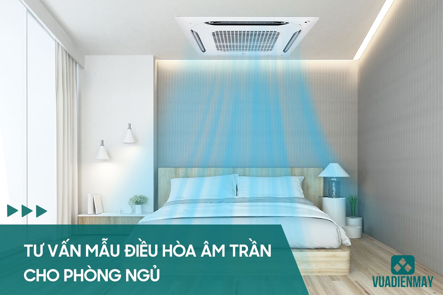 điều hòa âm trần cho phòng ngủ 1