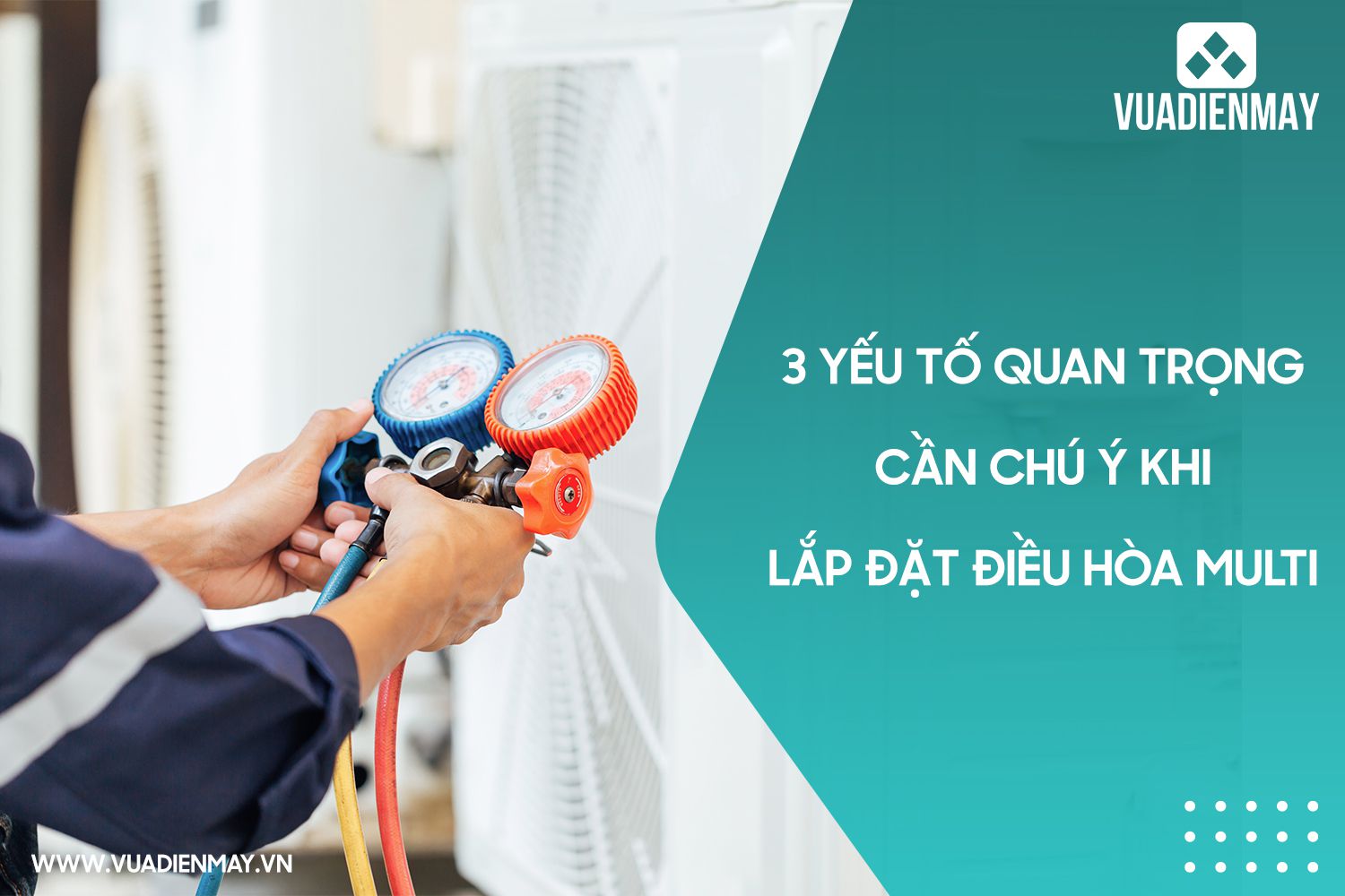 lắp đặt điều hòa multi 1