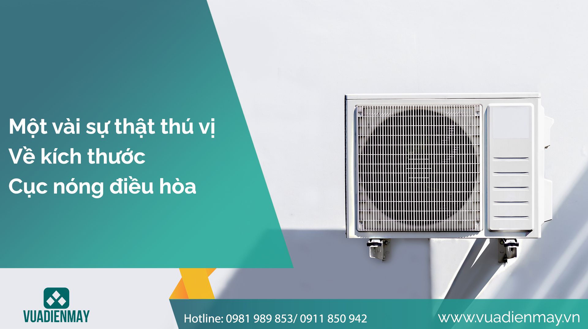 kích thước cục nóng điều hòa
