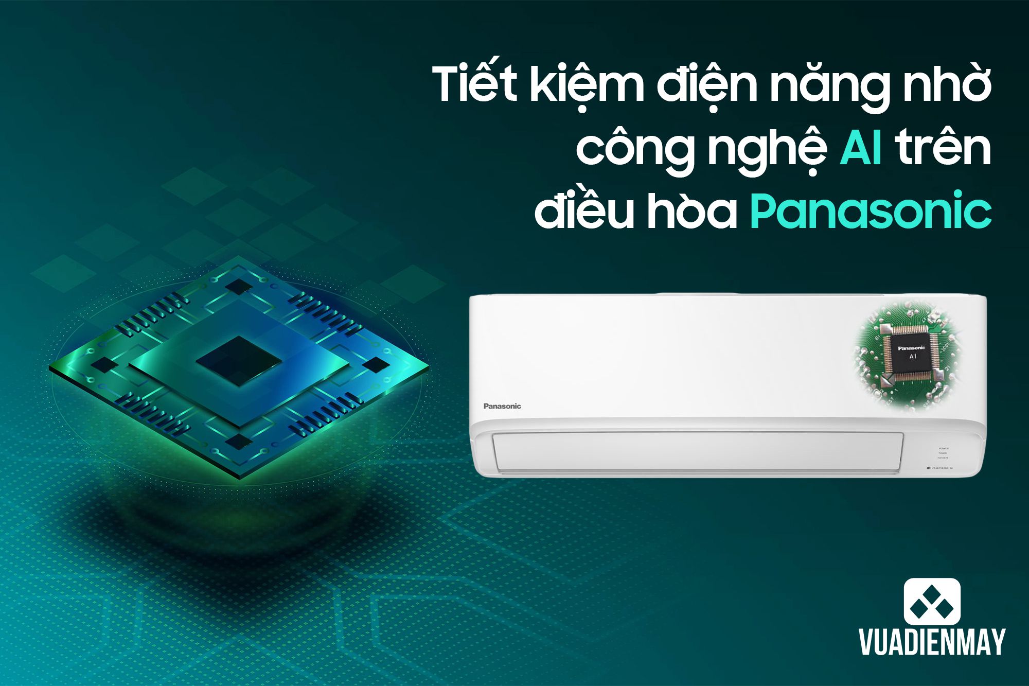 công nghệ AI trên điều hòa Panasonic 1