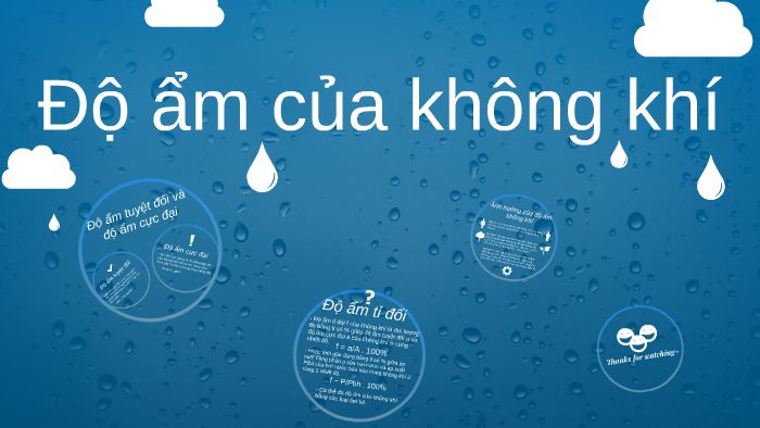 độ ẩm không khí là gì