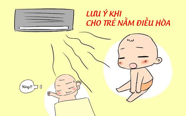 dùng điều hòa cho trẻ sơ sinh 3