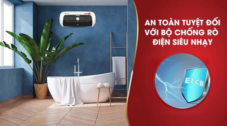 elcb bình nóng lạnh rossi