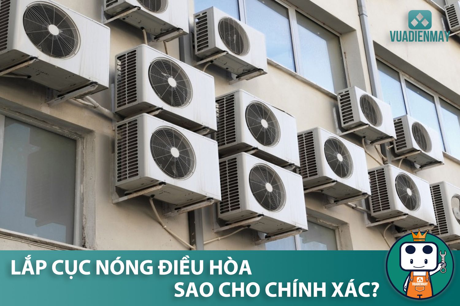 lắp cục nóng điều hòa 3