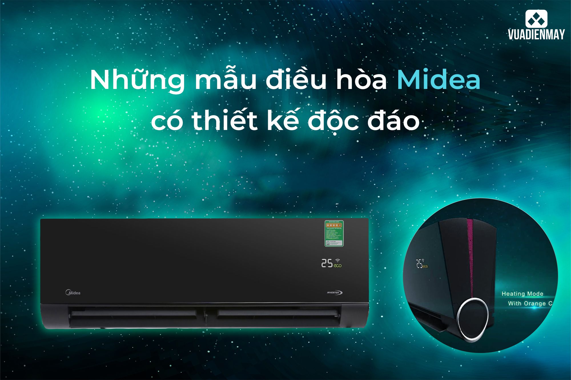 Điều hòa Midea Inverter 900BTU 1