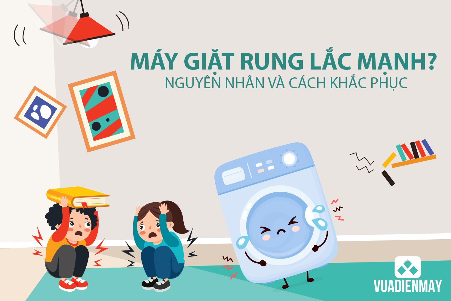 máy giặt rung lắc mạnh 1